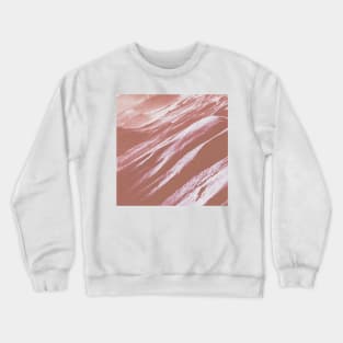 Rose Blush Mountains Oil Effects 5 Crewneck Sweatshirt